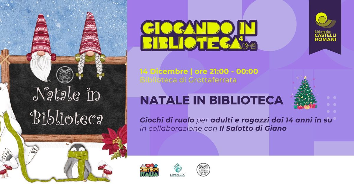 NATALE IN BIBLIOTECA - Giocando in Biblioteca 