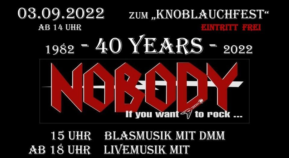 Markneukirchen - 40 Jahre Nobody