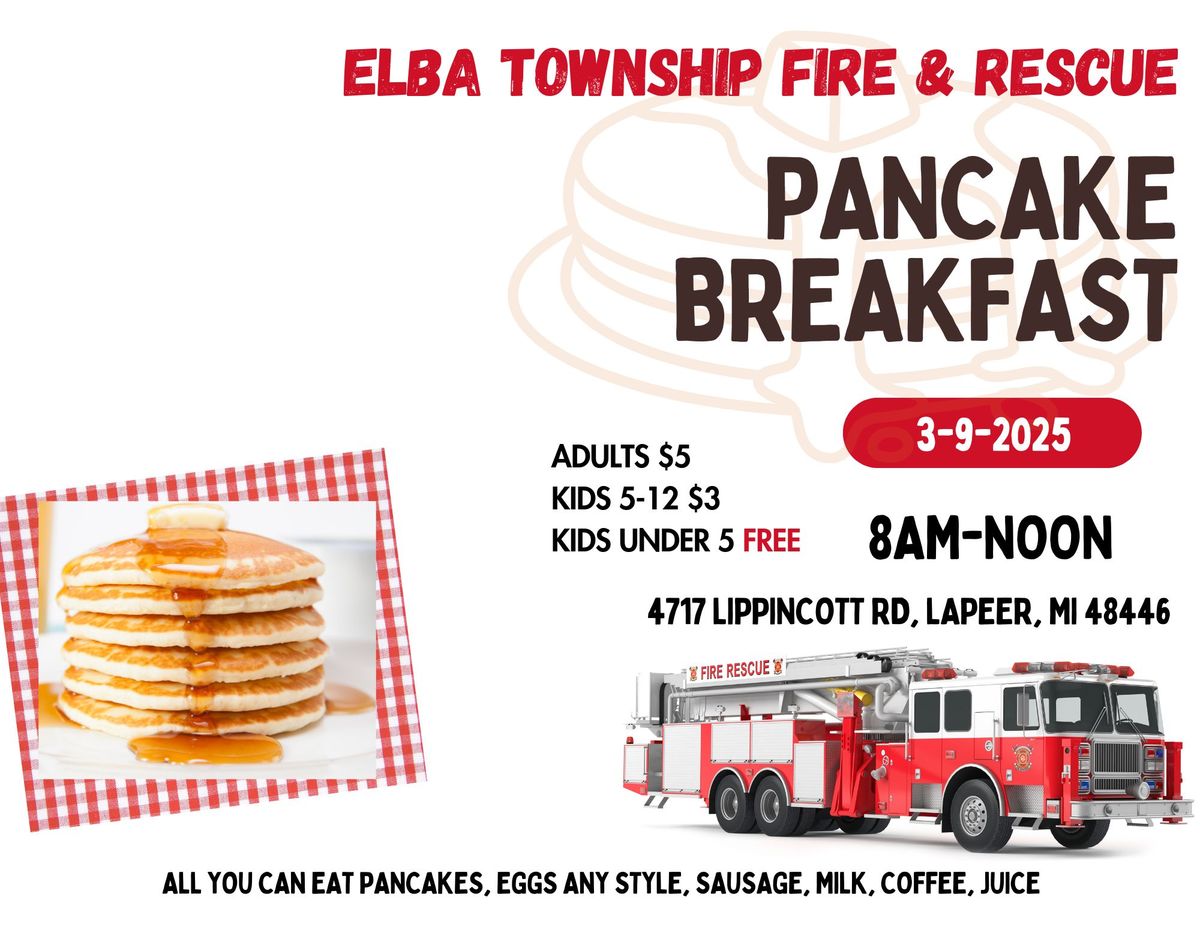 Elba Fire & Rescue: Pancake Breakfast