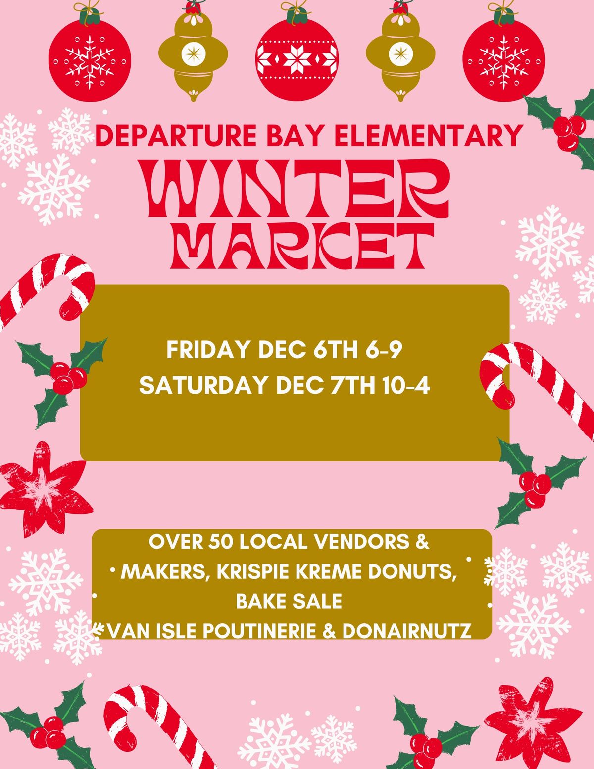 Departure Bay winter market 