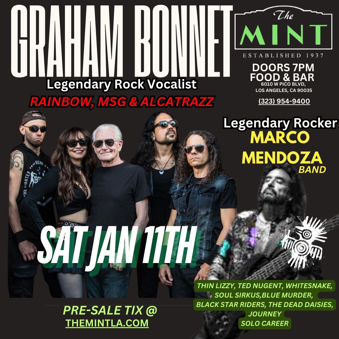 Graham Bonnet Band Special Opener Marco Mendoza Band