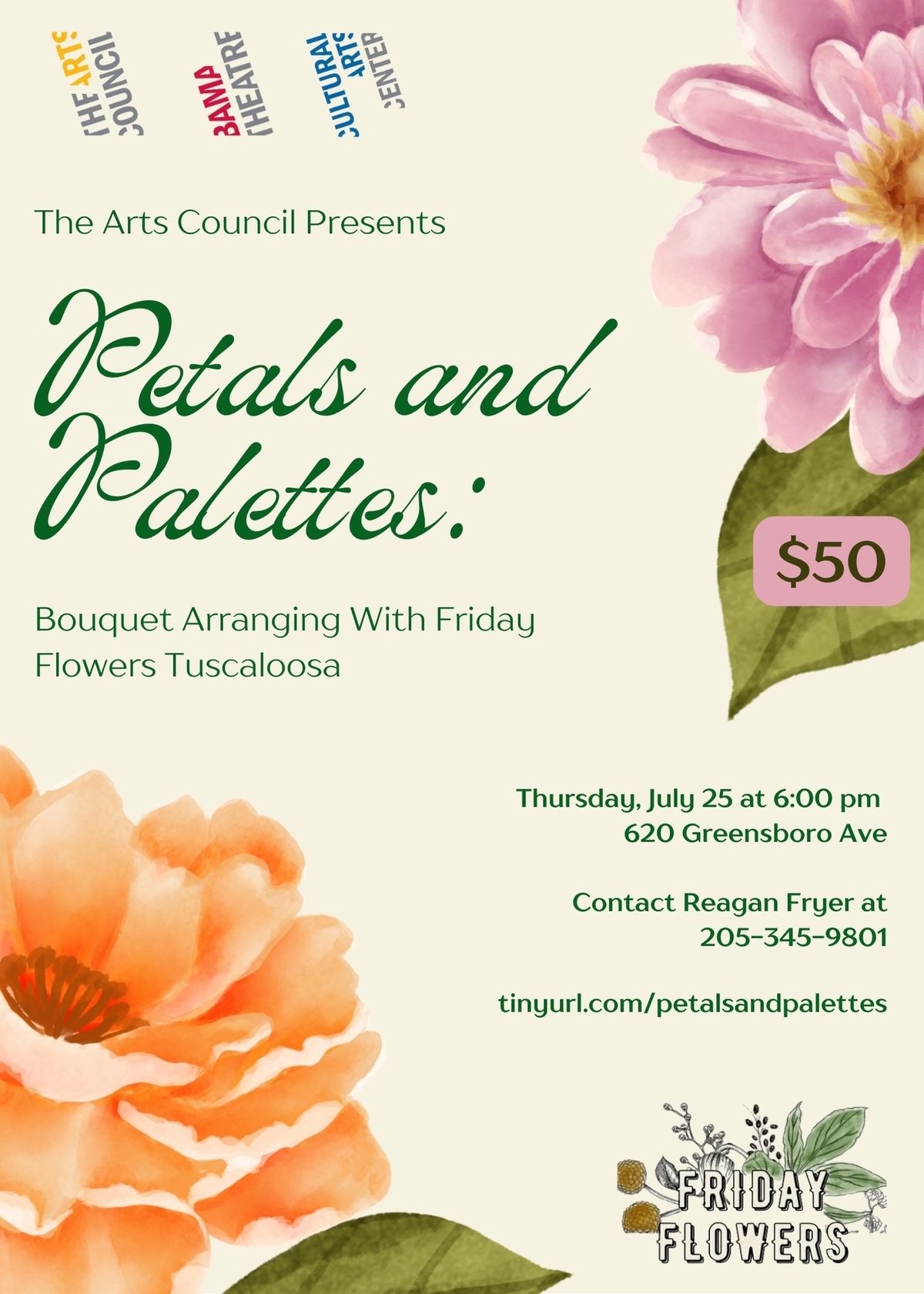 Petals and Palettes: A Floral Arrangement Workshop