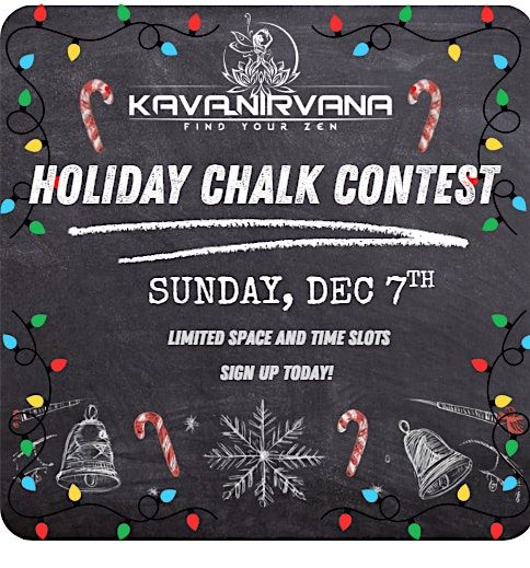 Holiday Chalk Wall Contest