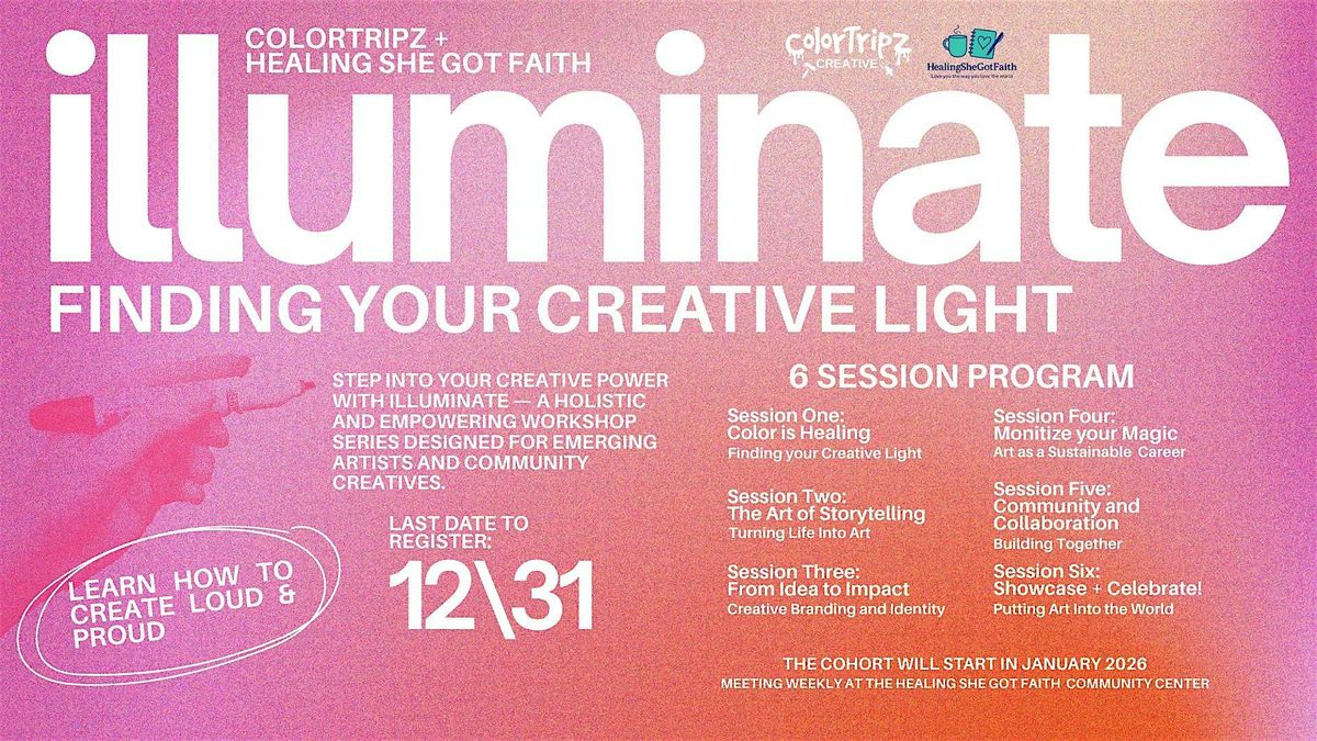 Illuminate: Finding Your Creative Light Workshop