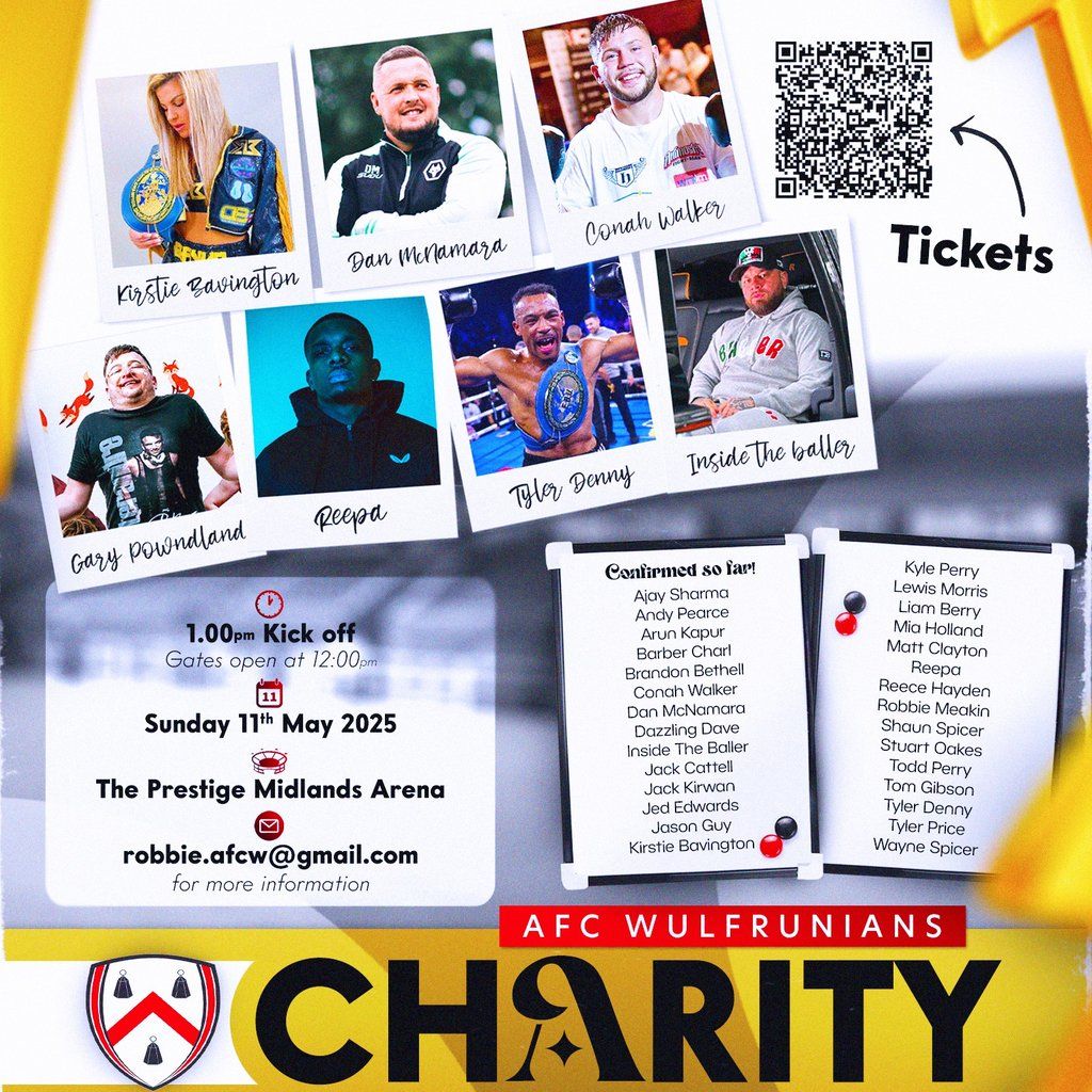 AFC Wulfrunians: Charity Football Match