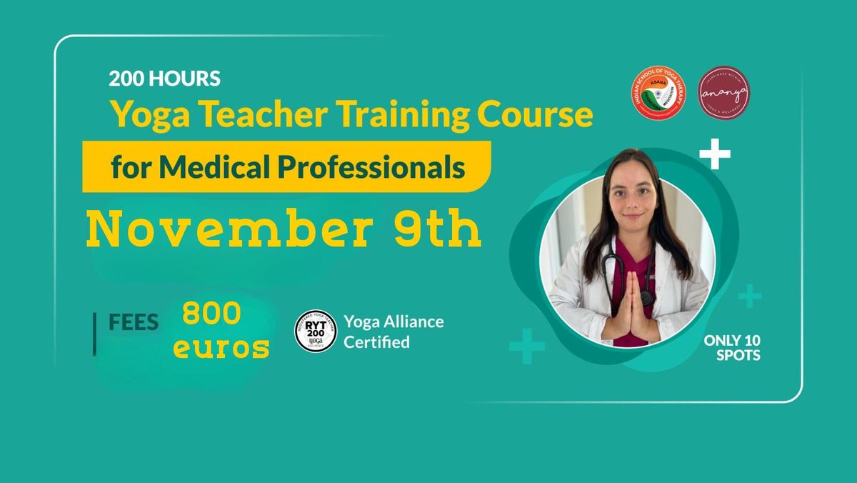 200-Hour Yoga Teacher Training Course for Medical Professionals