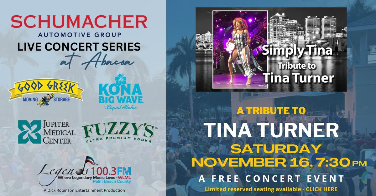 Simply Tina - The Ultimate Tina Turner Tribute - FREE Concert