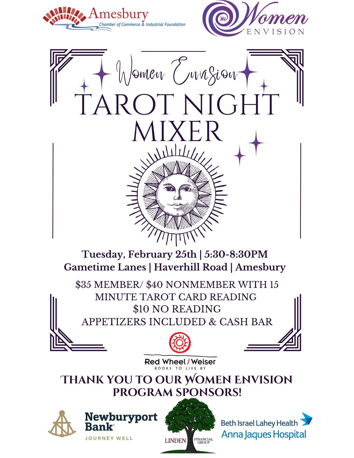 2025 Women Envision Tarot Night Mixer