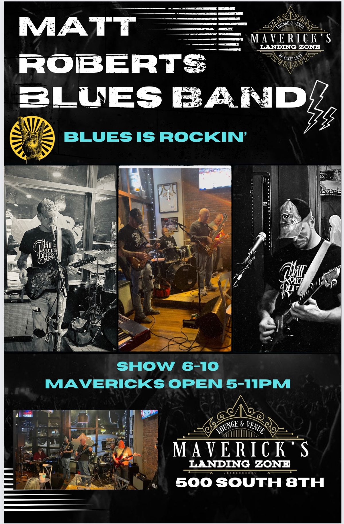 MATT ROBERTS BLUES BAND@ MAVERICKS