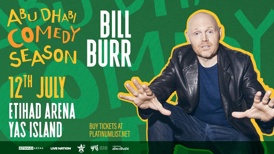 Bill Burr at Etihad Arena in Abu Dhabi