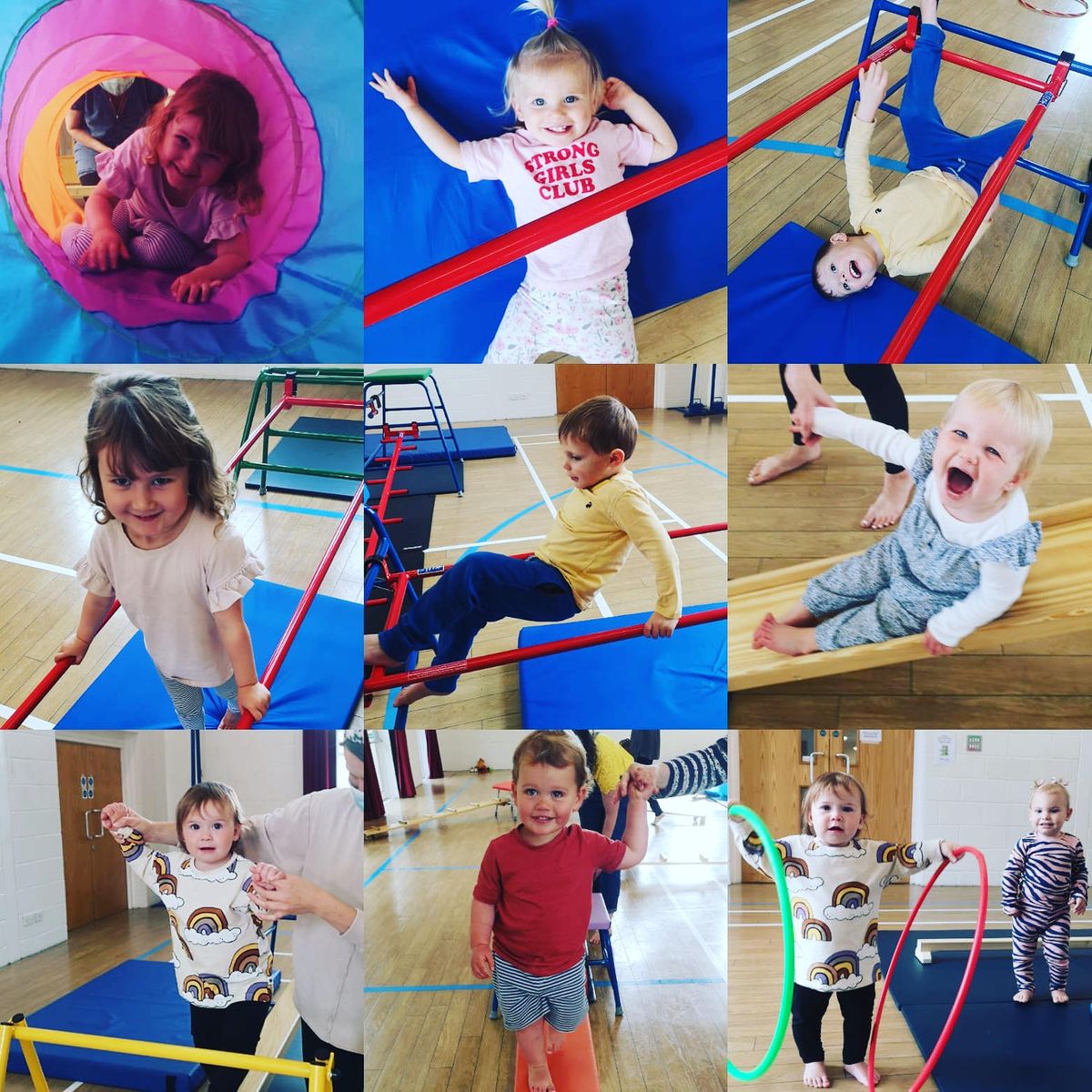 GYM TOTS PRE SCHOOL GYMNASTICS Fridays  1045-1130