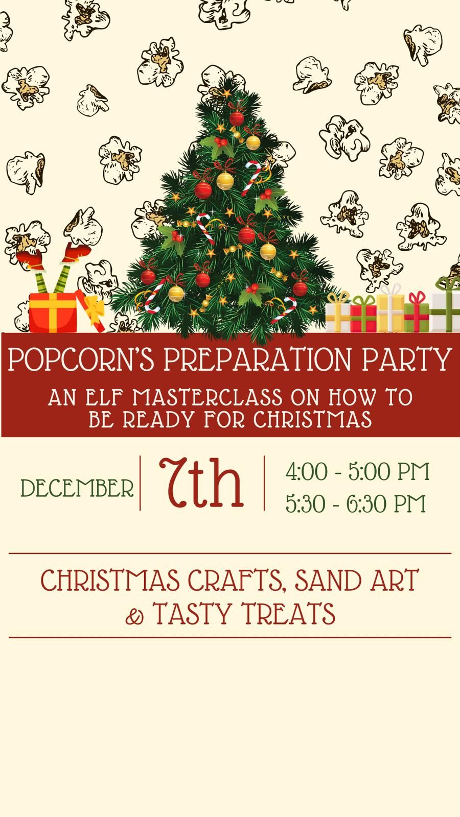 \ud83c\udf85\ud83c\udf7f Popcorn\u2019s Preparation For Christmas \ud83c\udf7f\ud83c\udf85