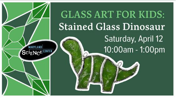 Glass Art for Kids: Stained Glass Dinosaur 