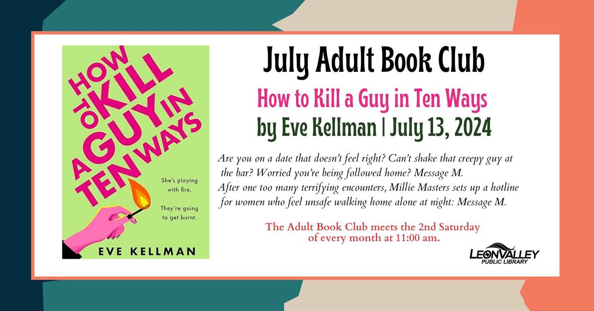 July Adult Book Club