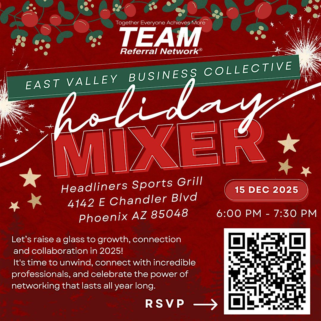 East Valley Business Collective \u2013 End-of-Year Mixer