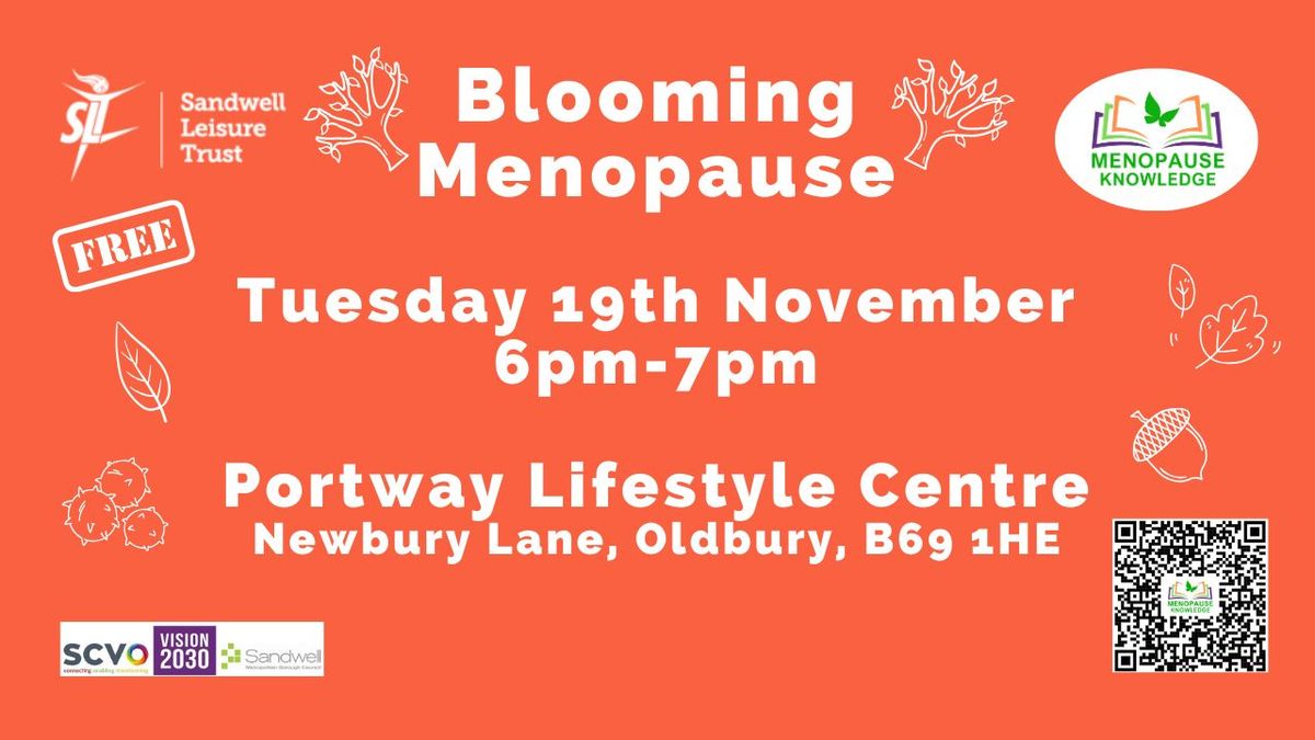 Blooming Menopause at Portway Lifestyle Centre