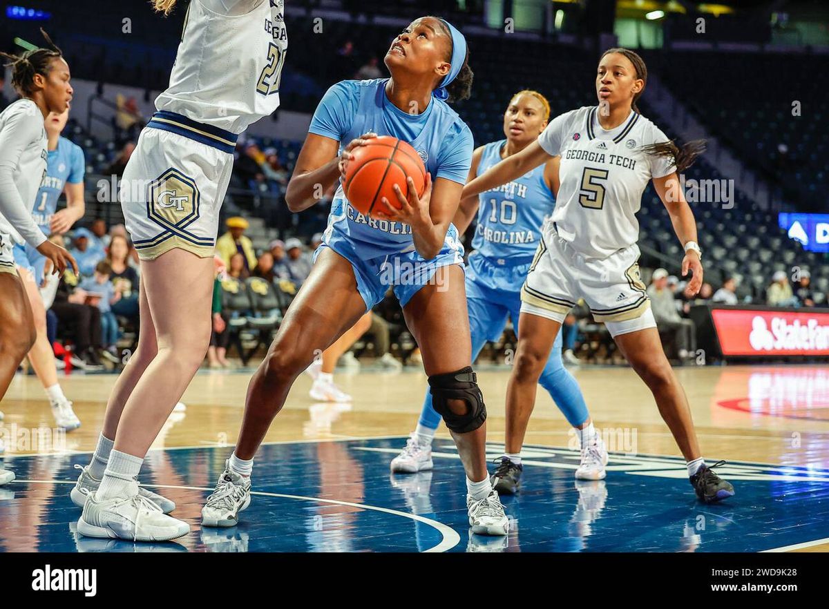 Georgia Tech Yellow Jackets at North Carolina Tar Heels Womens Basketball