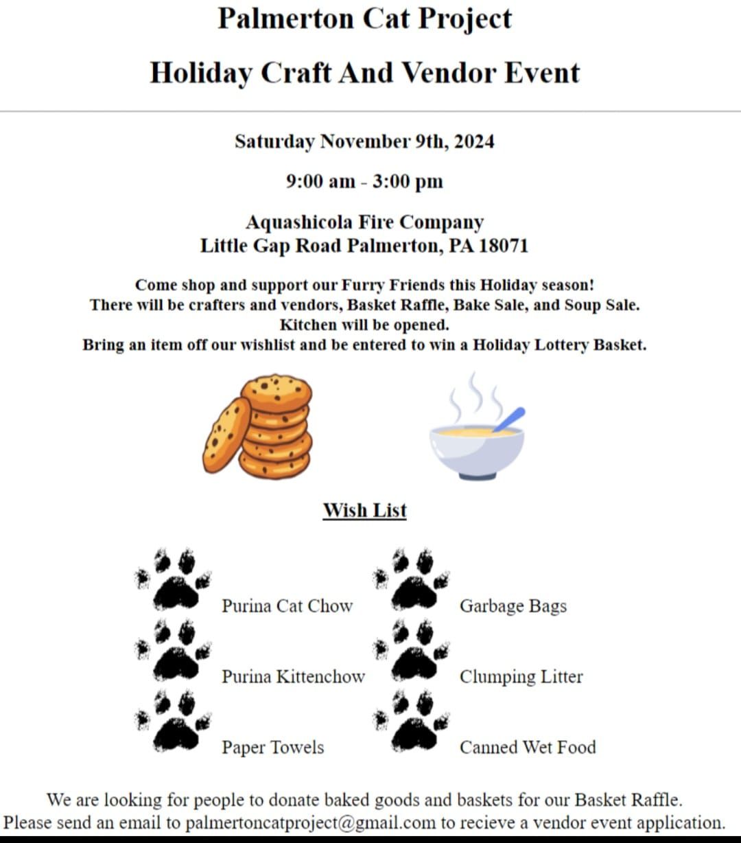 Holiday Craft and Vendor event 