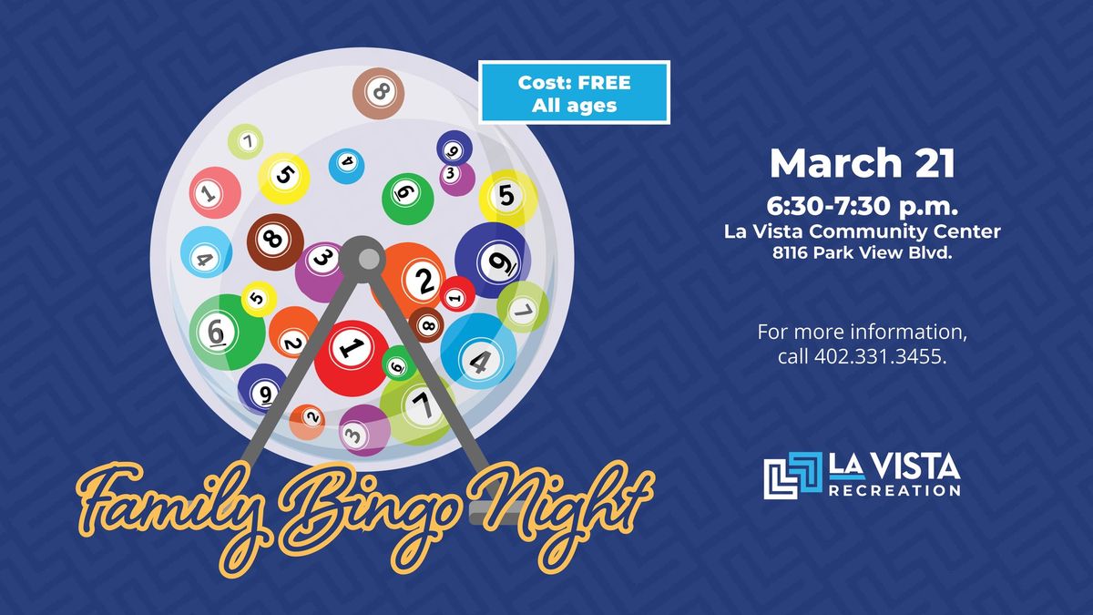 Family & Friends Bingo Night - March