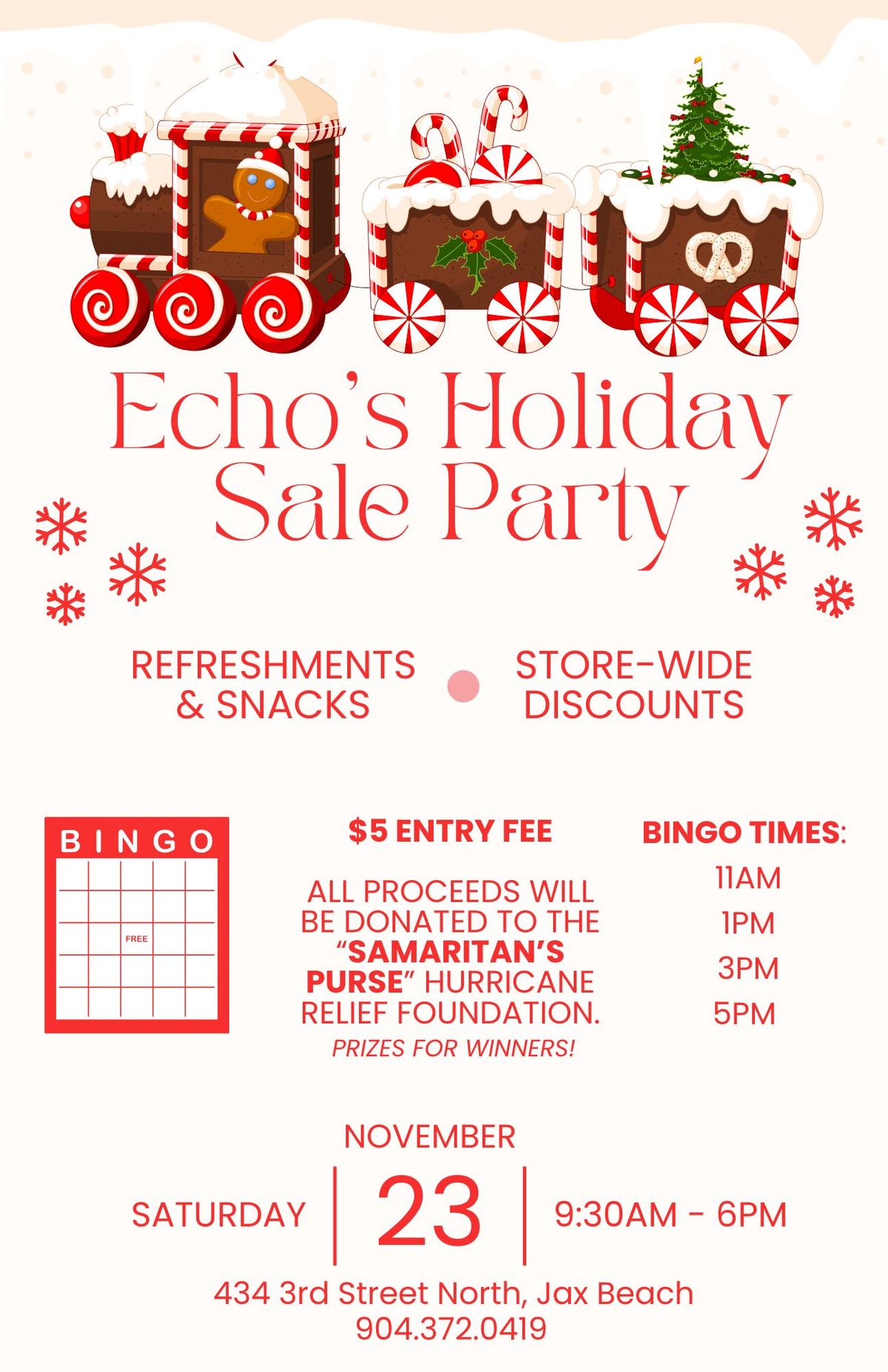 Echo's Annual Holiday Party & Sale