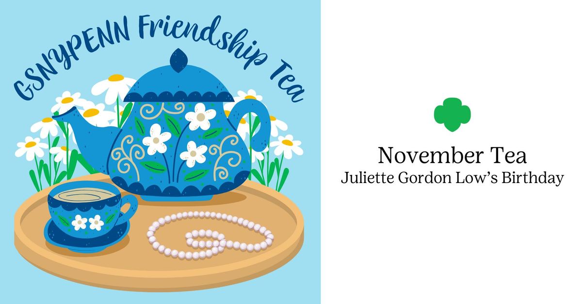 Friendship Tea: An All-Girl Scout Member Event