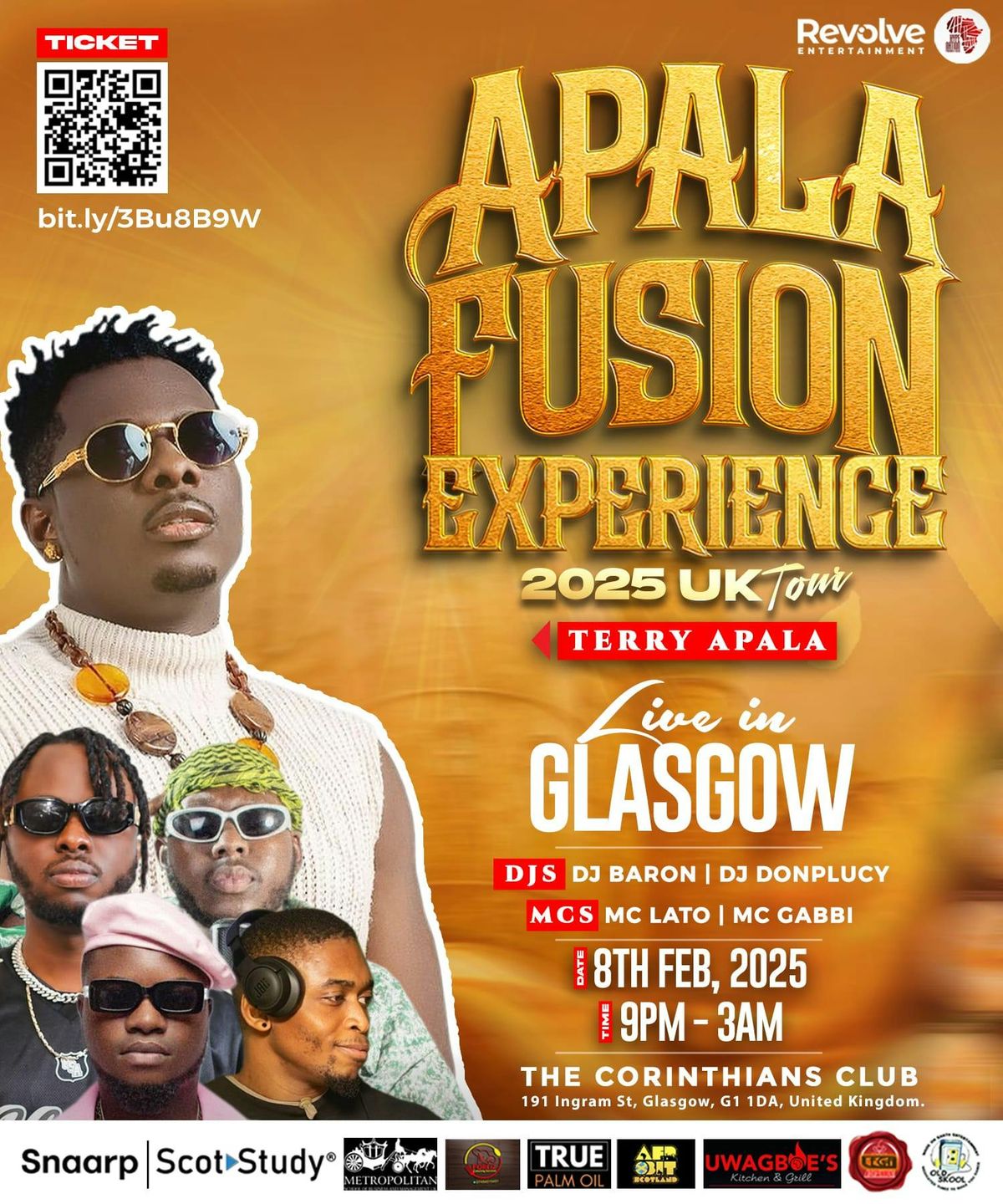 Terry Apala Live in Glasgow - Music Special