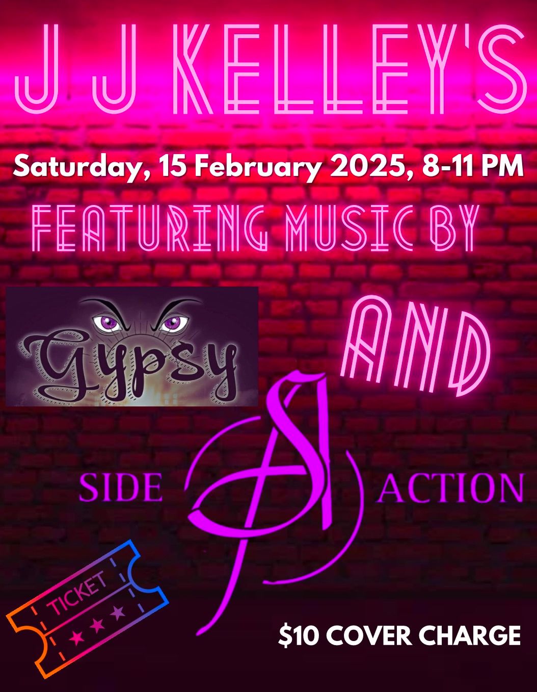 Side Action @ J J Kelley\u2019s with Gypsy