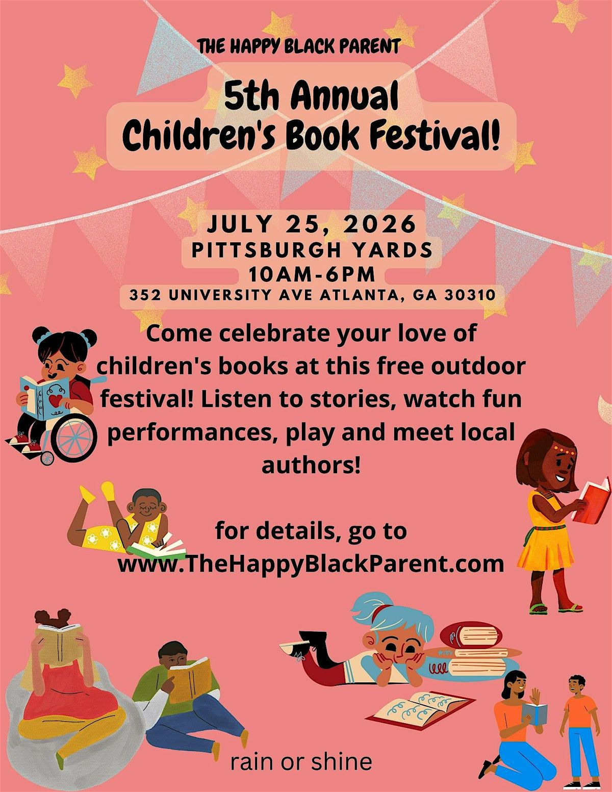 The Happy Black Parent 5th Annual Children's Book Festival