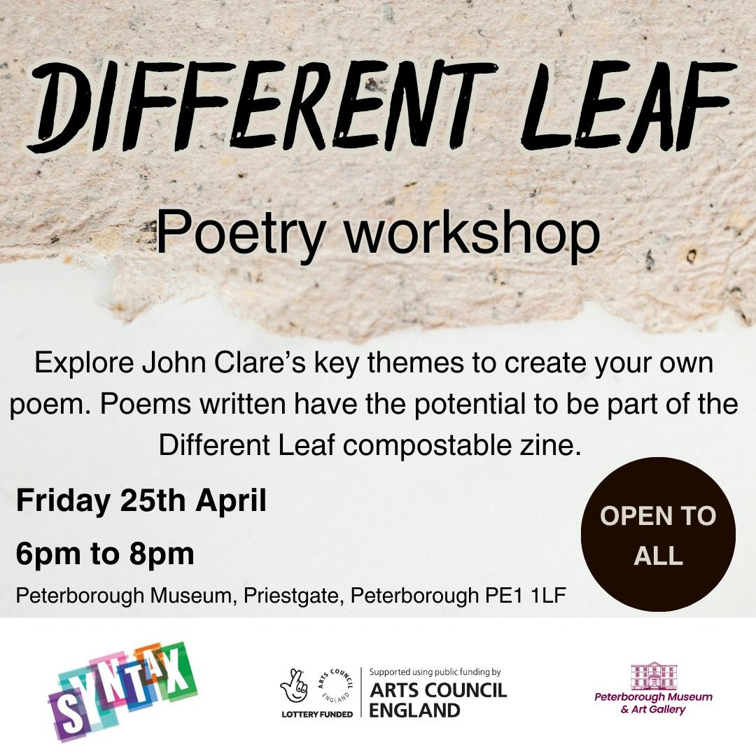 Different Leaf - Poetry Workshop