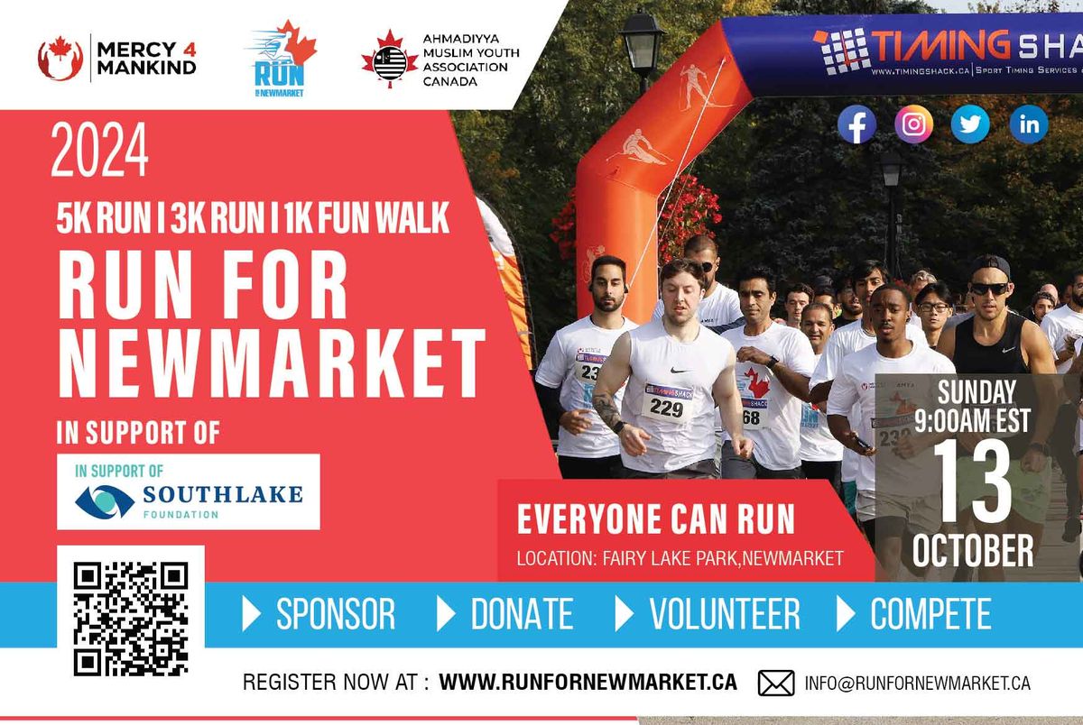 3rd Annual Run for Newmarket 2024