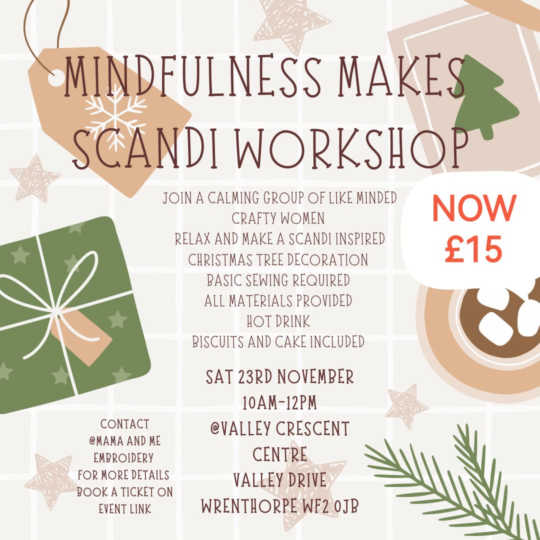 mindfulness makes Christmas SCANDi workshop 