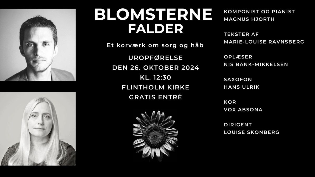 Blomsterne falder - et korv\u00e6rk om sorg og h\u00e5b