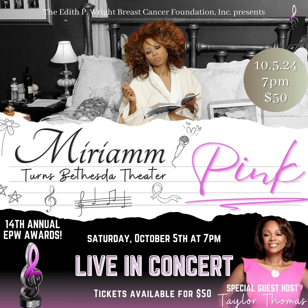 Miriamm Turns Bethesda Theater Pink