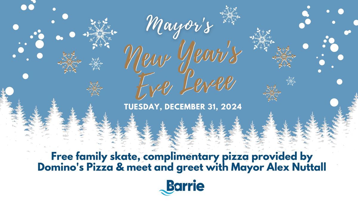 Mayor's New Years Eve Levee - Free Public Skate