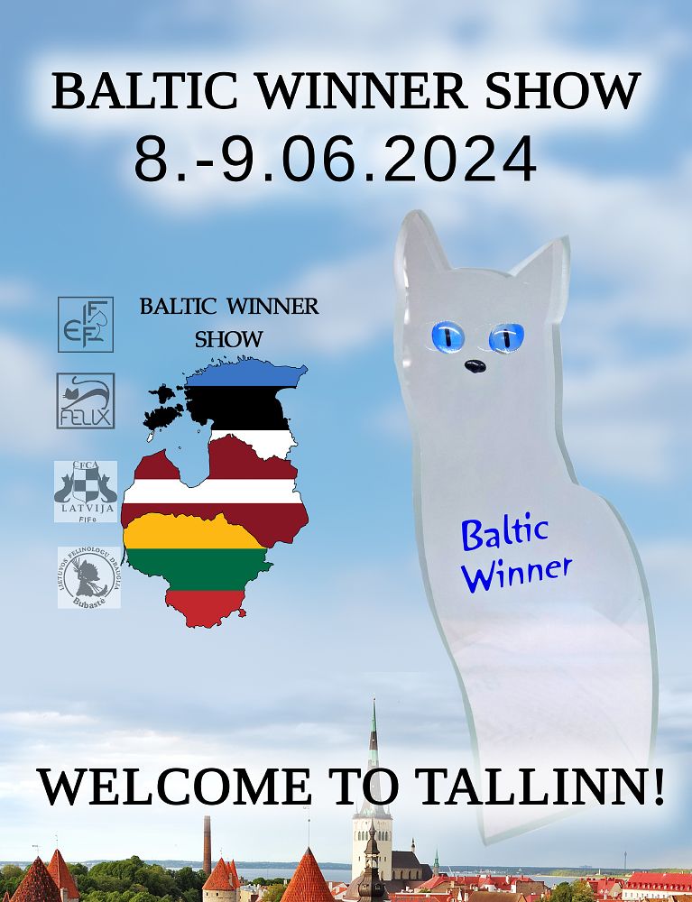 WELCOME TO FIFe BALTIC WINNER SHOW IN TALLINN , ESTONIA