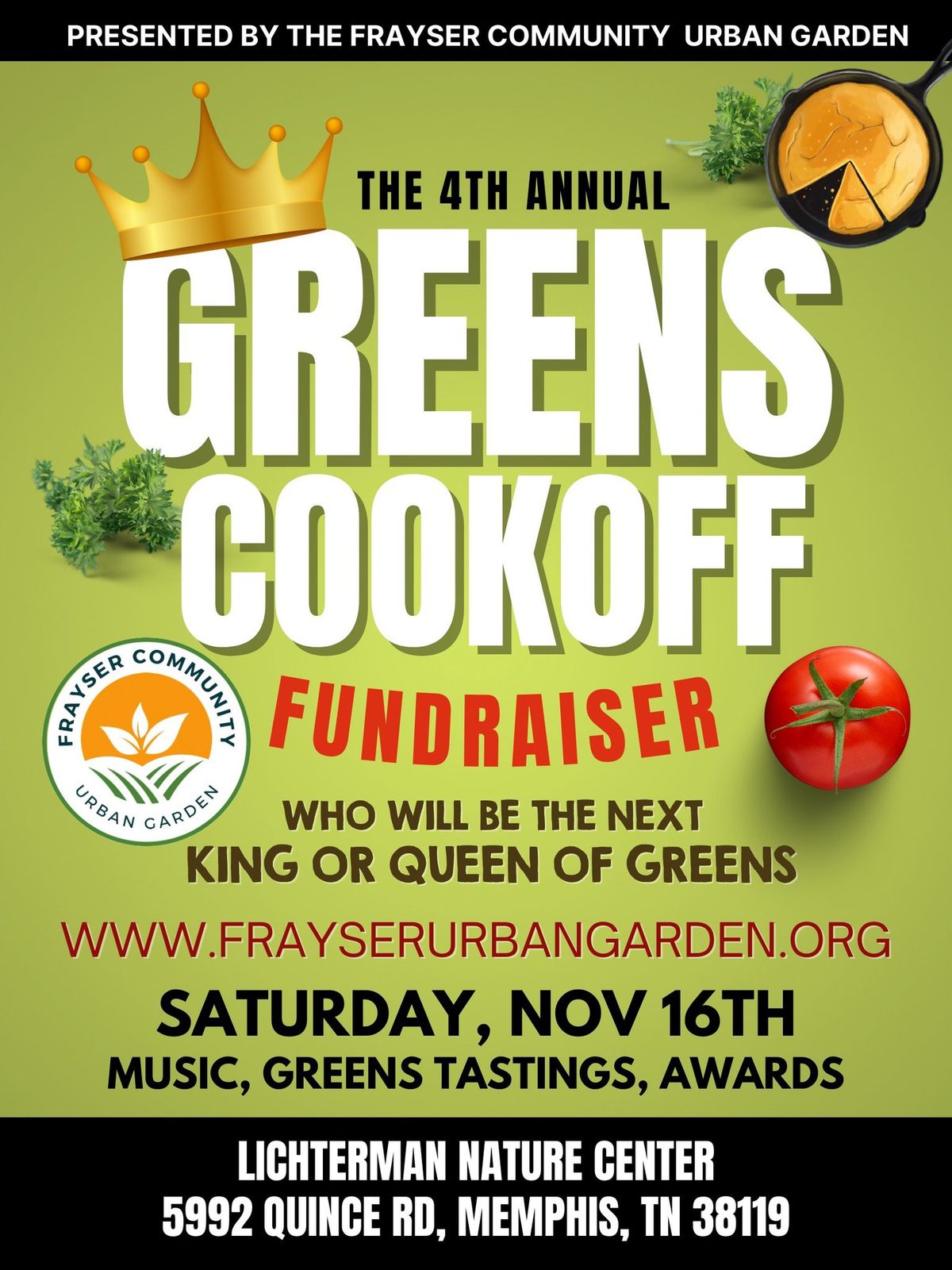 4th Annual Greens Cook-Off