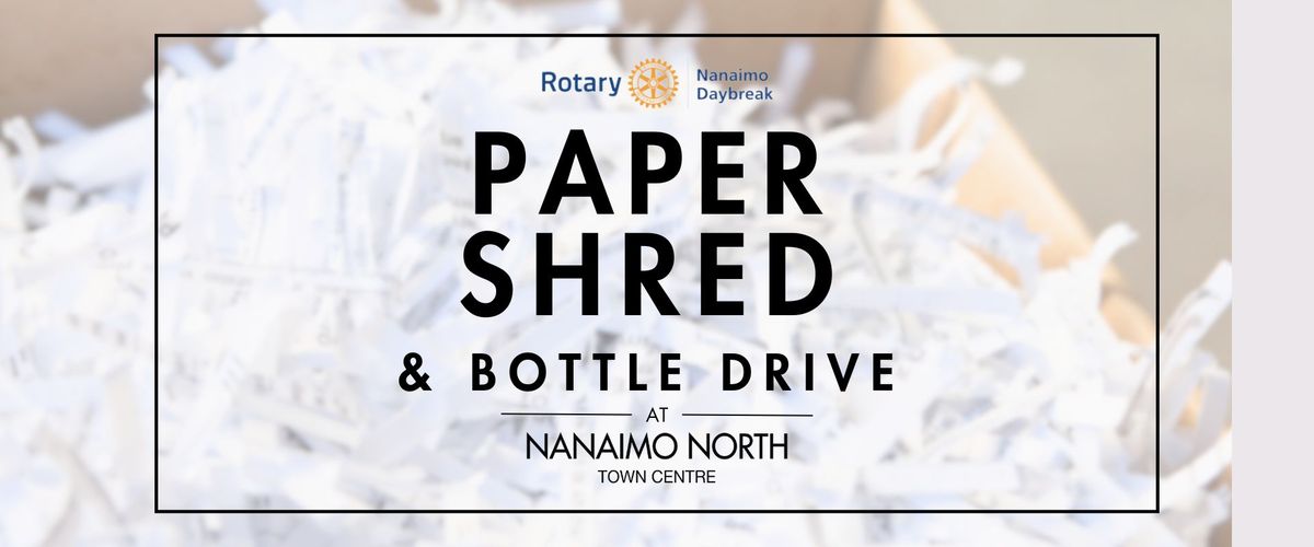 Rotary Paper Shred & Bottle Drive