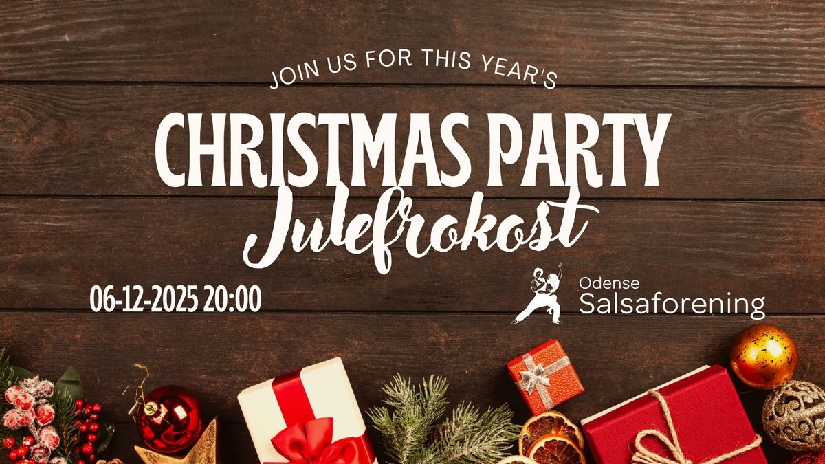 SAVE THE DATE - Christmas Party\/Julefrokost