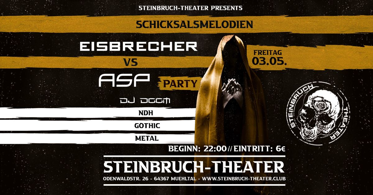 Schicksalsmelodien: Eisbrecher VS ASP Party mit DJ Dark Scorpion