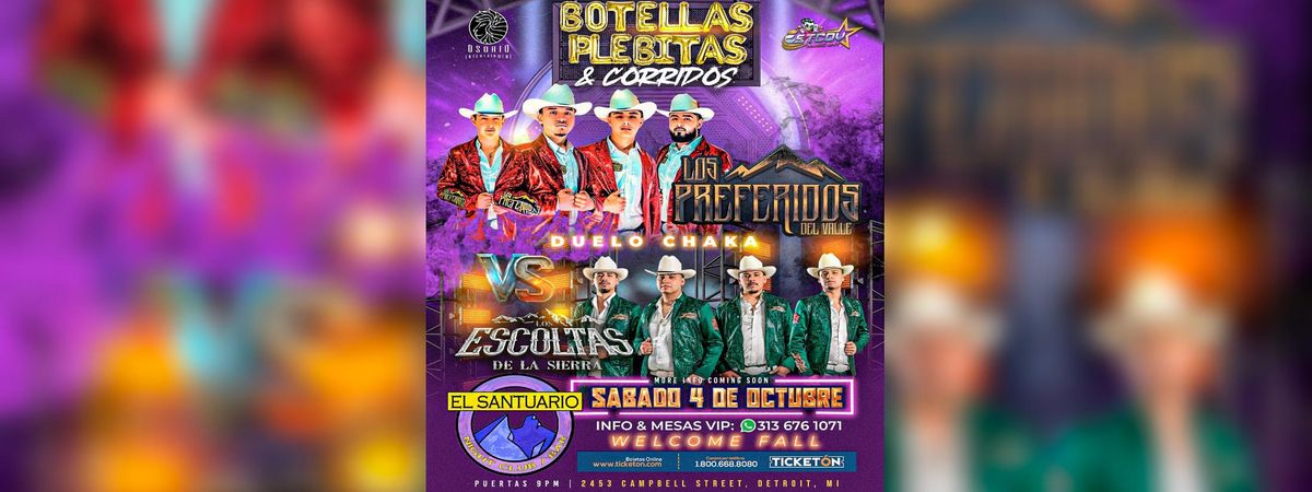 LOS PREFERIDOS DEL VALLE VS LOS ESCOLTAS DE LA SIERRA 