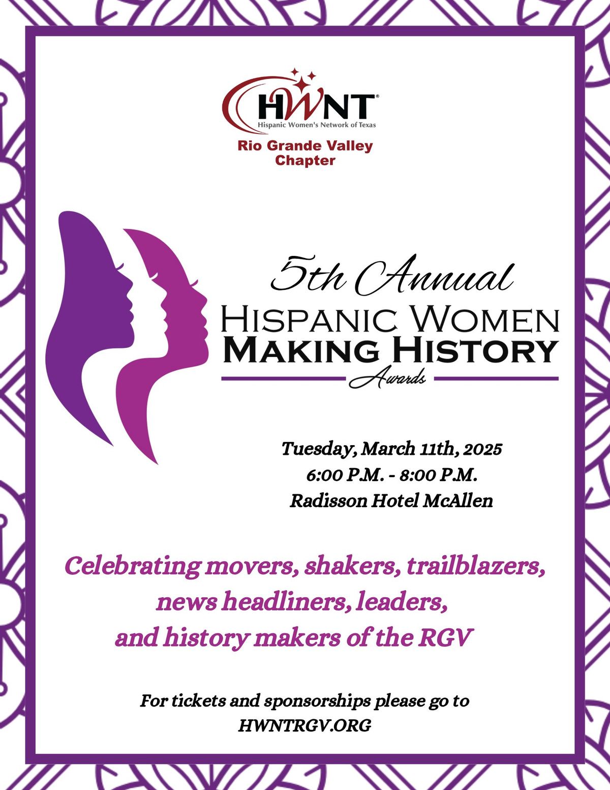 HWNT-RGV Women Making History Awards  