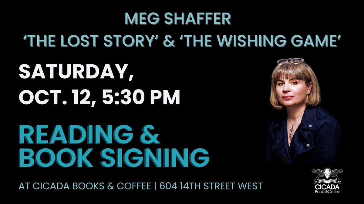 Reading & Book Signing w\/Bestselling Author Meg Shaffer