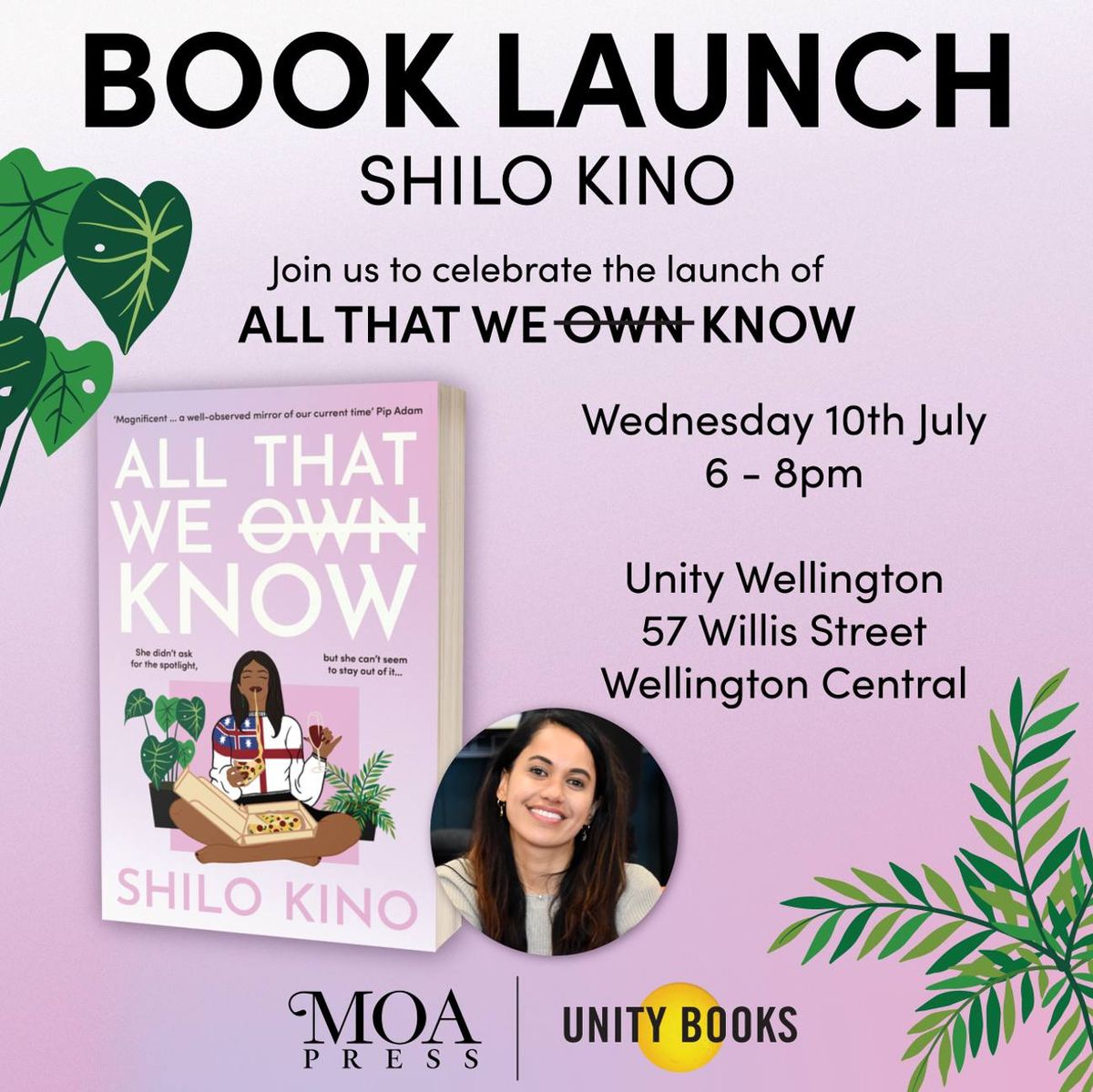Book Launch | All That We Know by Shilo Kino