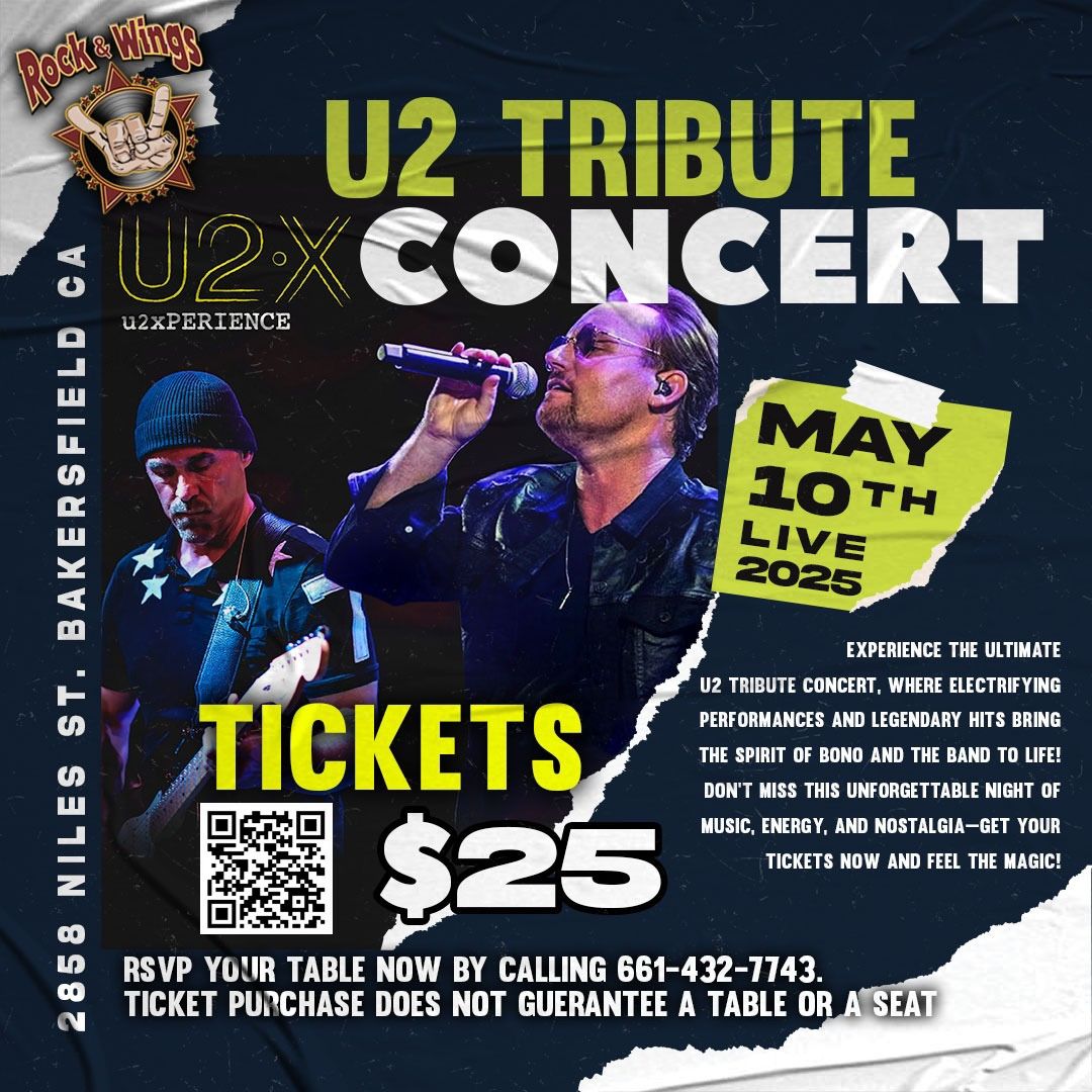 U2 TRIBUTE CONCERT AT ROCK & WINGS EAST SIDE 