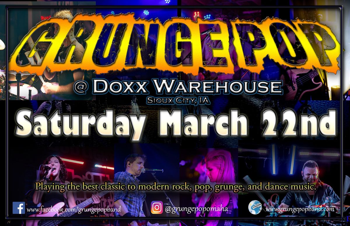 Grunge Pop rocks Doxx Warehouse!