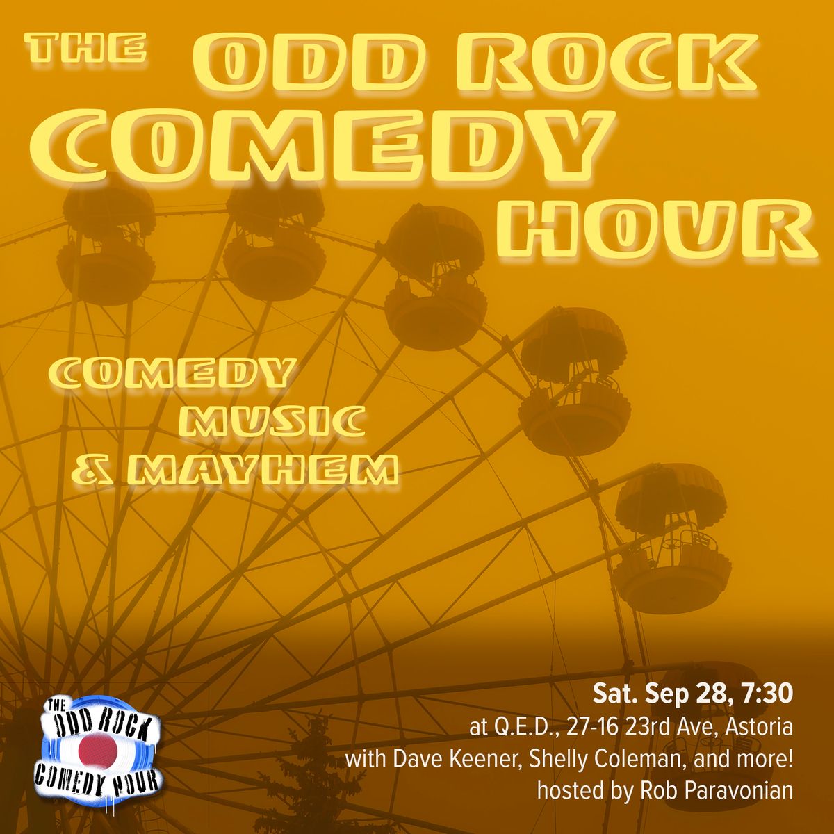 The Odd Rock Comedy Hour at QED