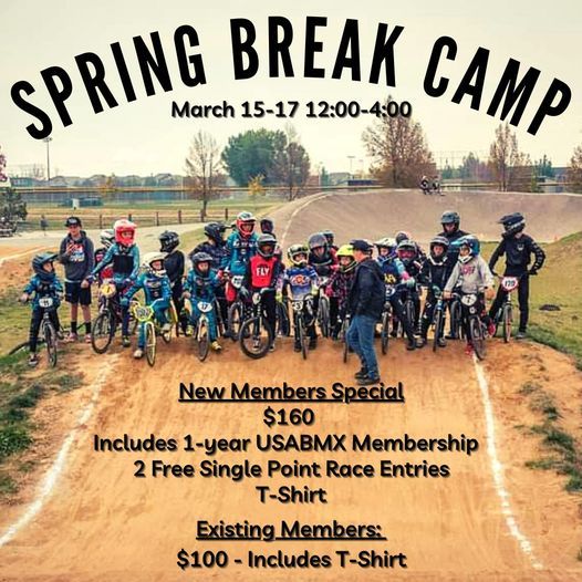 Spring Break Camp, Twin Silo BMX, Fort Collins, 15 March 2021