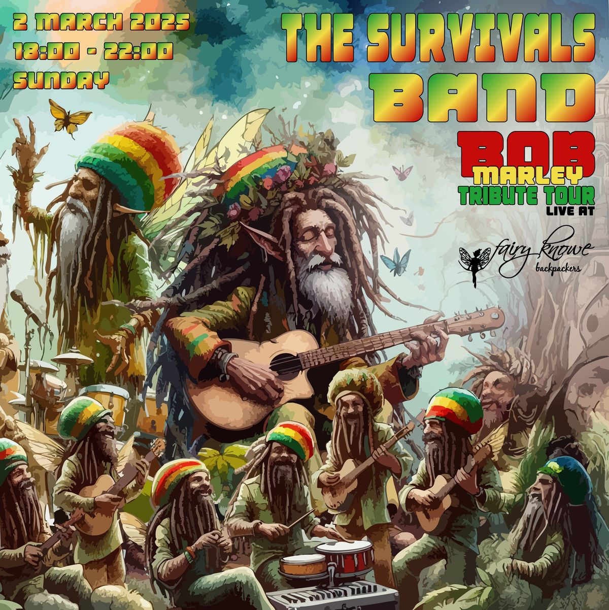 The Survivals Band - Bob Marley Tribute Tour - Live at Fairy Knowe Backpackers