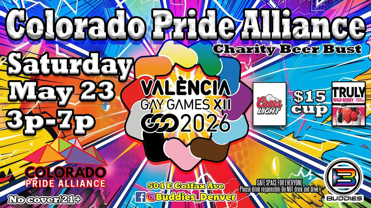 Colorado to Valencia Gay Games Pep Rally & Beer\/ Seltzer Bust - Buddies