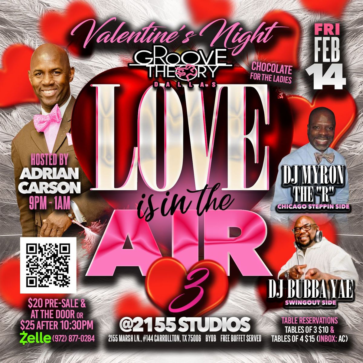 2 parties Under 1 Roof Presents: Love is in the Air 3